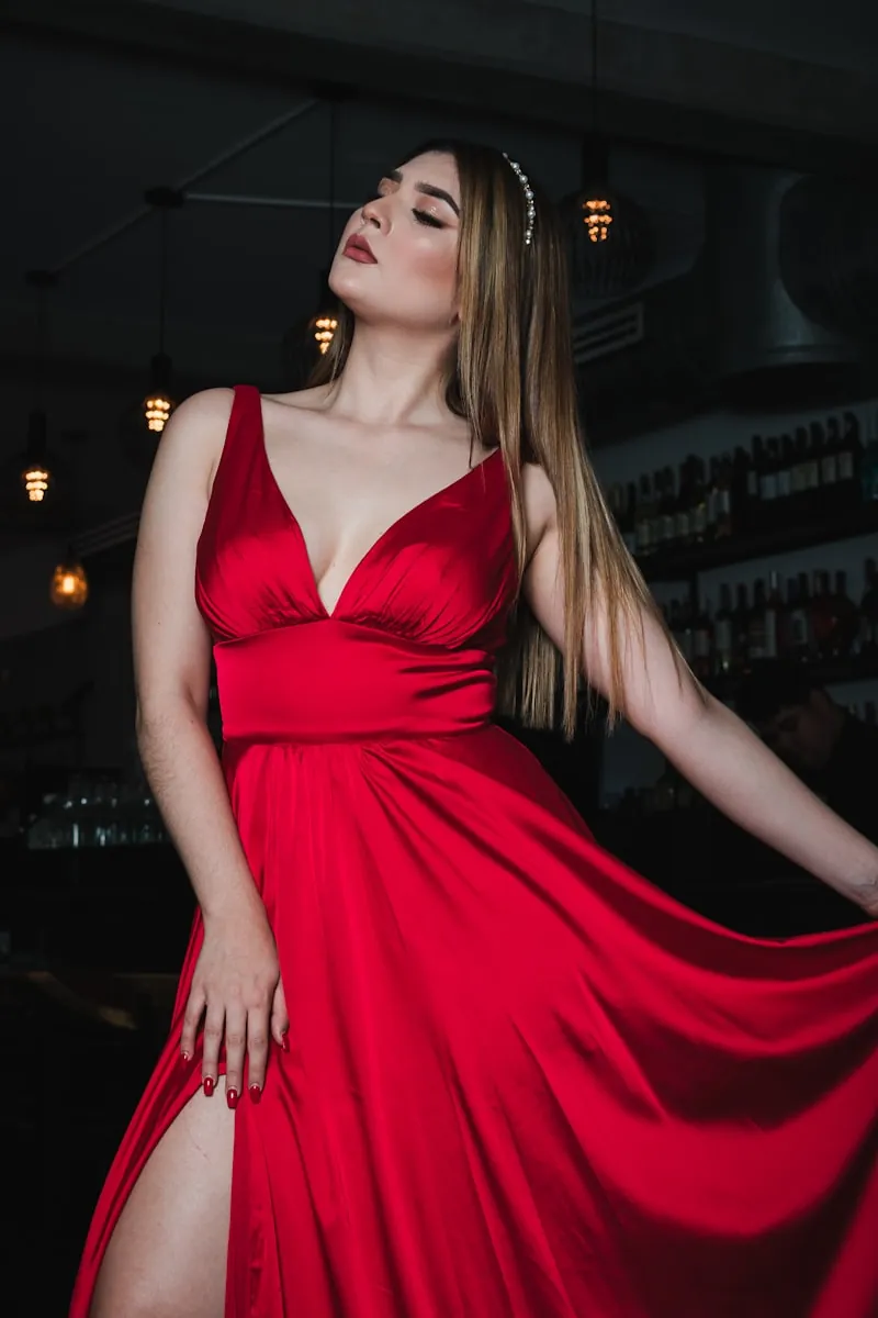Écarlate — Robe longue Hyssky