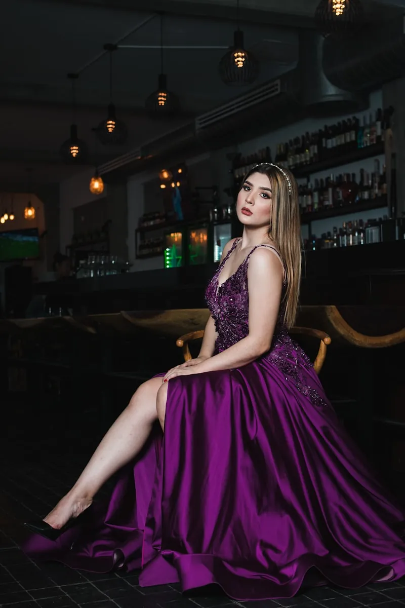 Améthyste — Robe longue Hyssky